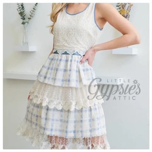 Ryu Farmhouse Country Cottage Midi Dress - Picture 5 of 9